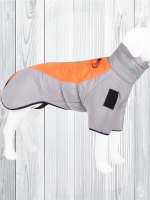 Waterproof Winter Coat for Large Dogs Orange (25B92)